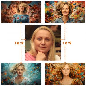 (10pcs) 4K Top-Qualität Gemälde von Ihrem Foto (für Druck, Social Media, Geschenk, Popularität erhöhen, Kreativität erhöhen)