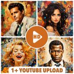 (1pc) FullHD video with You + Upload to Youtube in 1 language (Increase popularity)