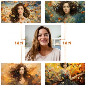 Pinturas de alta qualidade em 4K a partir de sua foto