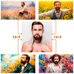 (10pcs) 4K de qualité supérieure à partir de votre photo