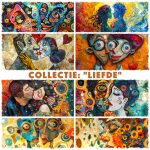 (1pc) Schilderij uit de "Liefde" collectie met Copyright voor 5 jaar