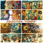 (1pc) Pintura de la Colección "Tiempo" con Copyright por 5 años