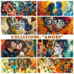 (1pc) Quadro della collezione "Amore" con Copyright per 5 anni.