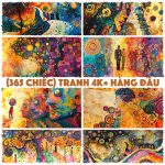 (365 chiếc) Những bức tranh đẹp nhất có thể (16:9) với chất lượng 4K+ (Bản quyền cho 3 chiếc)